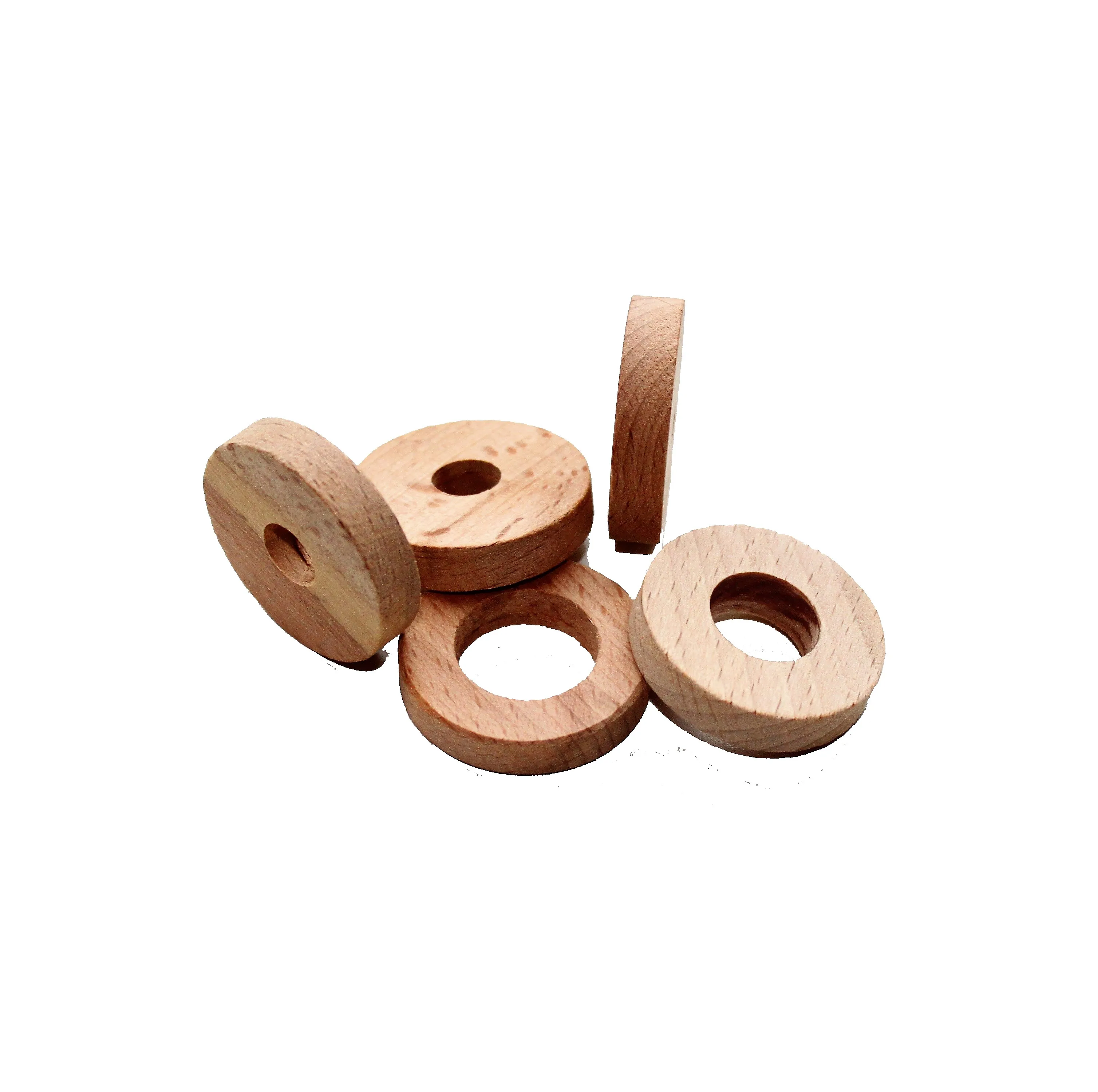 Деревянные заготовки круглые диаметр 35 мм колеса с отверстием из бука толщина 8
