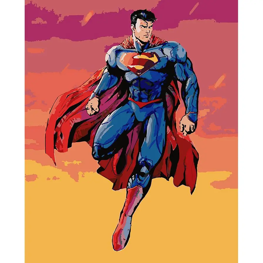 Картина по номерам Superman 30 х 40 см|Картины номерам| |
