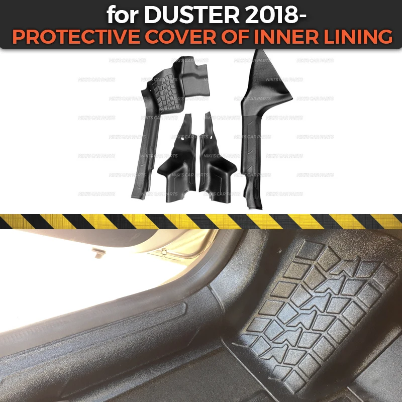 Защитные чехлы для Dacia Duster 2018- / Renault 2021 внутренней отделки из АБС-пластика аксессуаров для защиты коврика.