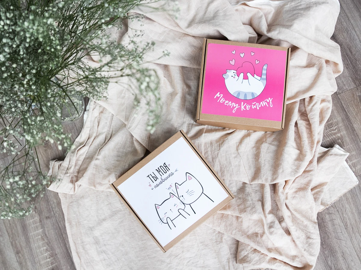 Бокс подарочный / Лаборатория счастья Моему котику | Дом и сад