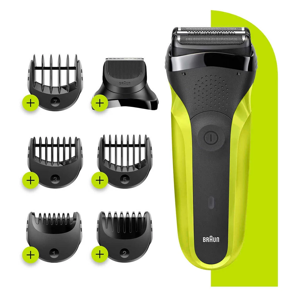 Braun Series 3 300 BT VTGRN 3 in1 Beard Shaper, Prof, Origin