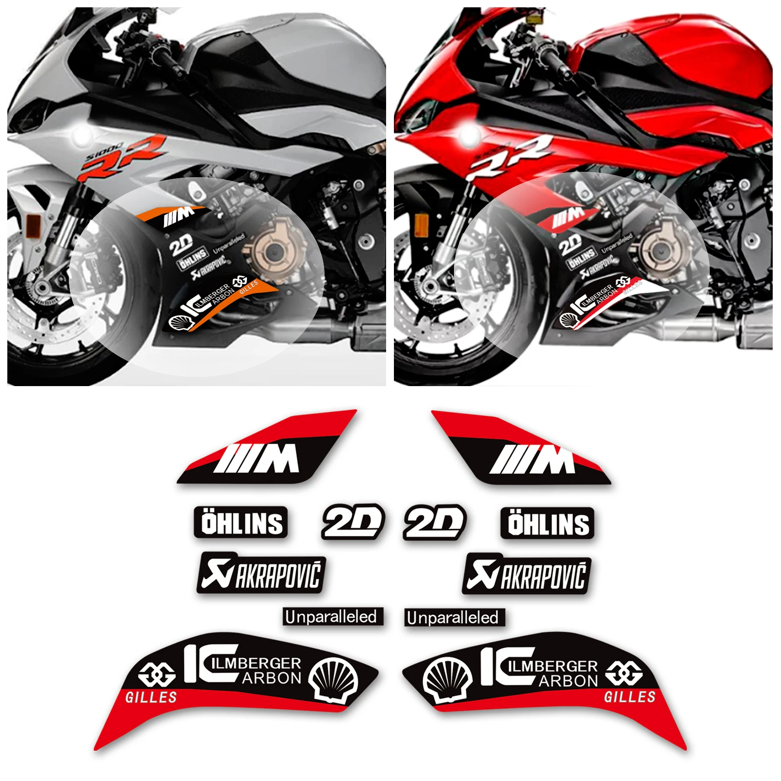 

Наклейки для мотоциклов BMW S1000RR S1000 RR S 1000RR 2019 2020 2021