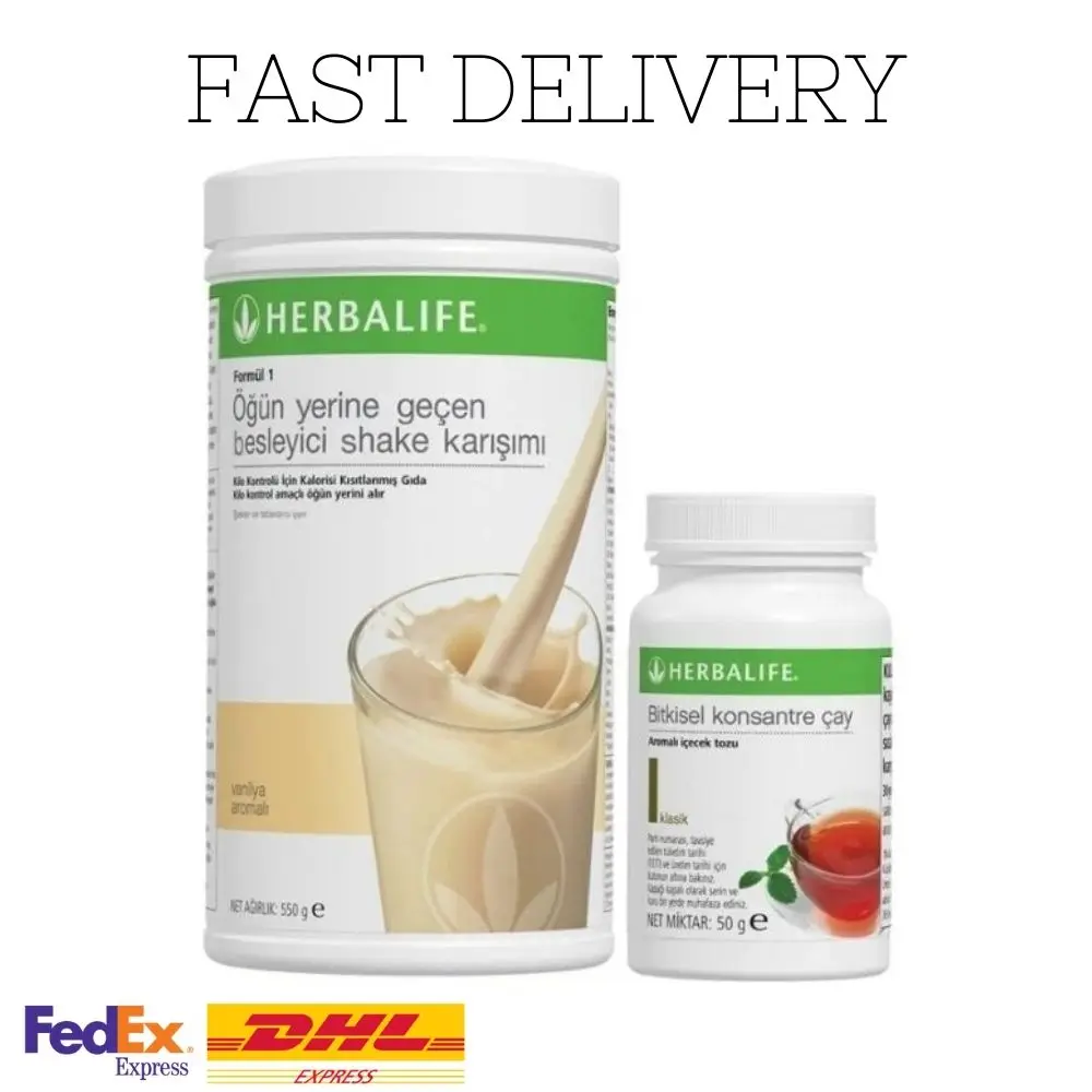 

Herbalife Weight Loss Set Flavor Option Shake 550g + Herbal Concentrated Tea 50g