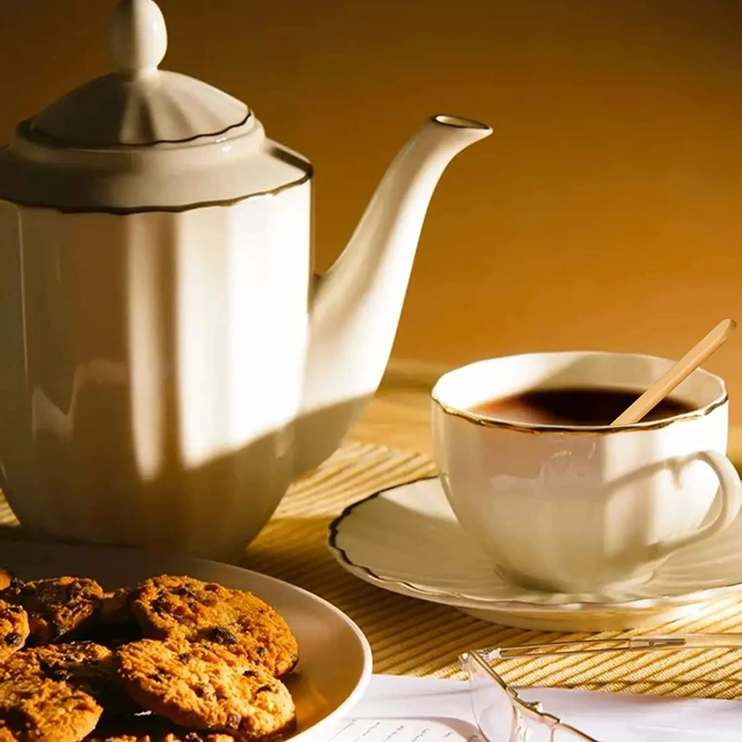 100 шт. 120 мл 4 унции картонная Одноразовая чашка кофейный чай белый горячий напиток