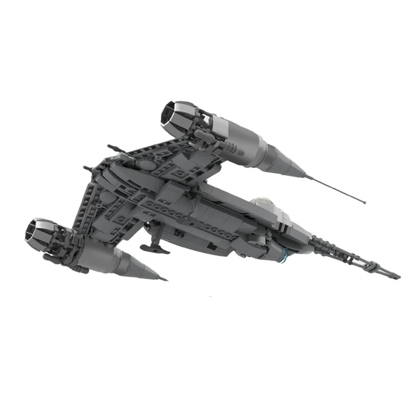 Конструктор Bricklink MOC оружие из космических войн мандалорины джэйрин N-1 Звездные