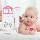 Фетальный допплер для беременных с ЖК-дисплеем, портативный ультразвуковой монитор для беременных, домашний детектор сердцебиения ребенка, без излучения