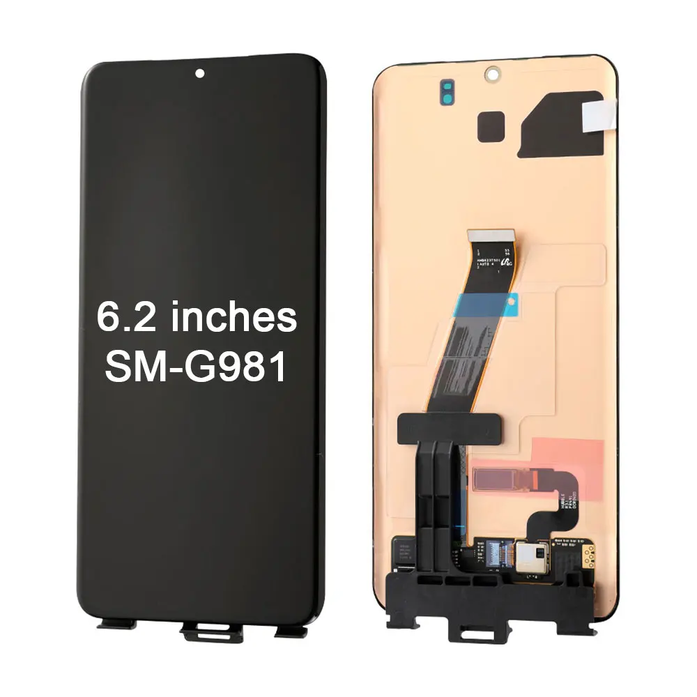 Tela de Toque Digital com Substituição do Quadro sem Queimar For para Samsung Brandnew Galaxy S20 Amoled Display Montagem Sombras Oem 6.2 For 4 LCDs de celular