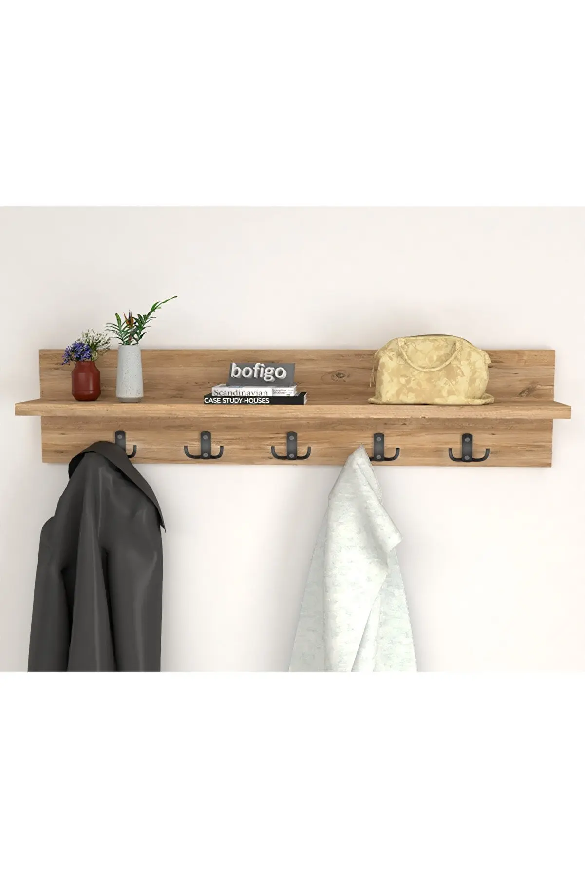 

Coat rack Wall Hanger For Clothes Hanger Colorful Wood Black White New Design New Generation High Quality Laminated Chipboard Wall Mounted