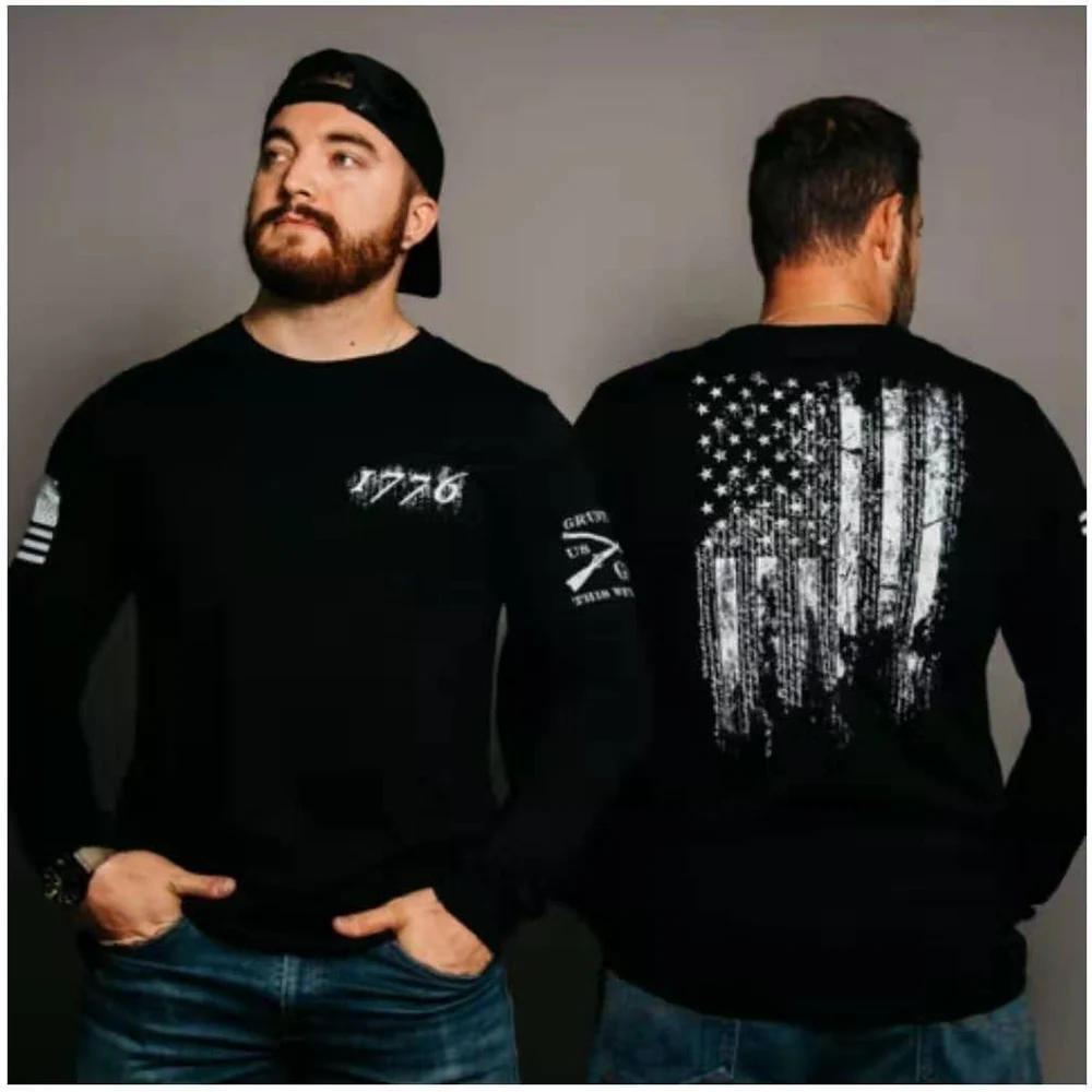 Футболка Мужская/женская с круглым вырезом хлопковая Повседневная рубашка