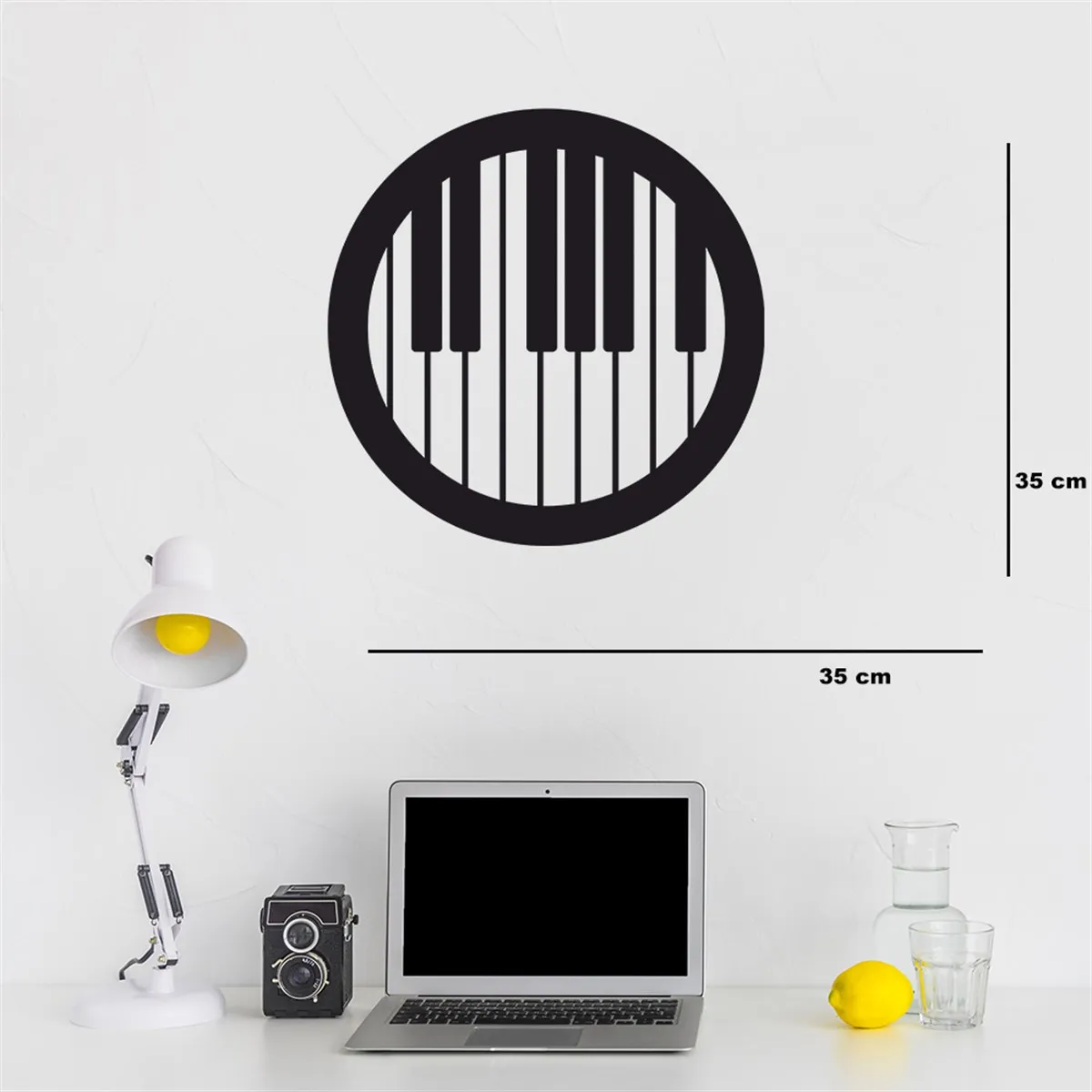 

3D Wall Wood Laser Cut With Piano Design Wall Decoration Decor New Style Your Home Office Art Decoration home Gifts Vintage