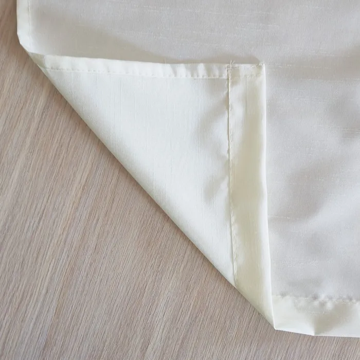 Штора портьерная для кухни Жаккард Бамбук 135х180 см молочный пэ | Дом и сад