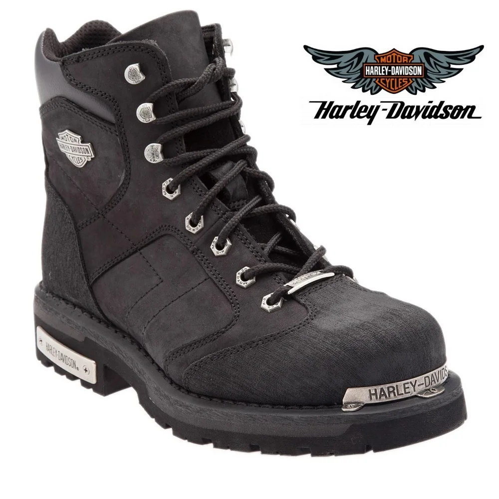 

Original Harley Davidson Men's Boots Military Clemente Genuine Leather Thick Soled Waterproof Army Shoes Casual Winter Botas
