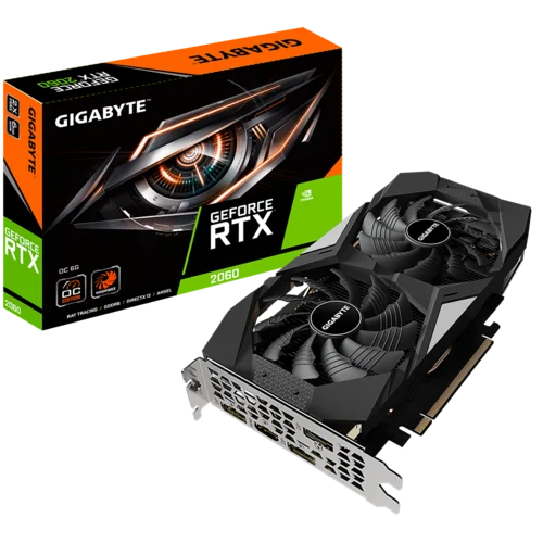 

Видеокарта GIGABYTE GeForce RTX 2060 iCraft, 6 ГБ, 192 бит, GDDR6, 12 нм, PCI Express, 3,0x16, DP, DVI, HDCP