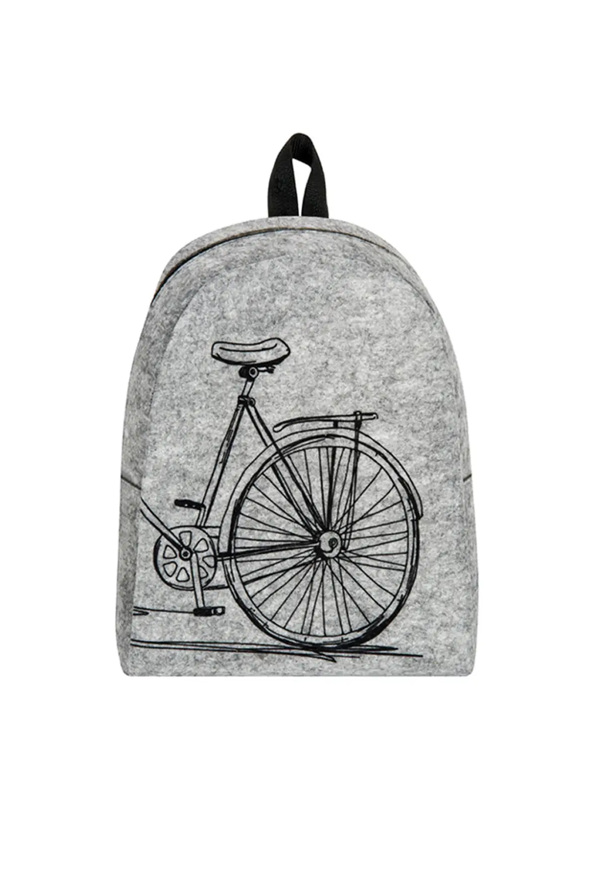 

FLY COLOR Gray Fly Bags Bag Bicycle Pattern Felt Backpack