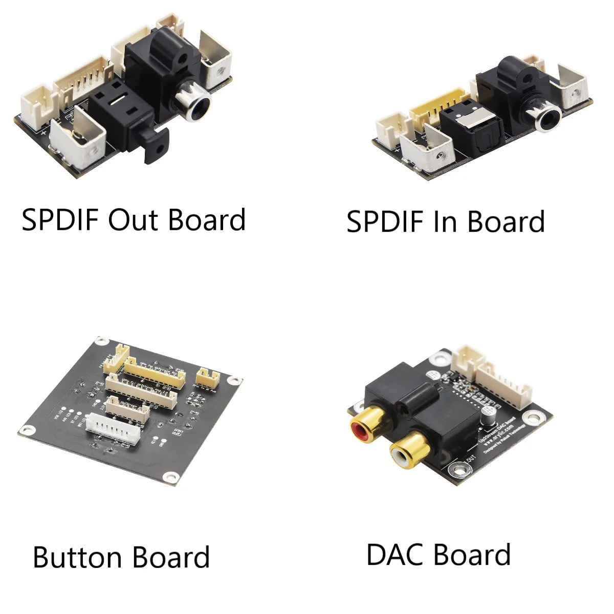 Arylic Expansion Boards Digital Interface Module DAC Board Optical input DAC decoder board 16bit 44.1khz SPDIF In/Out