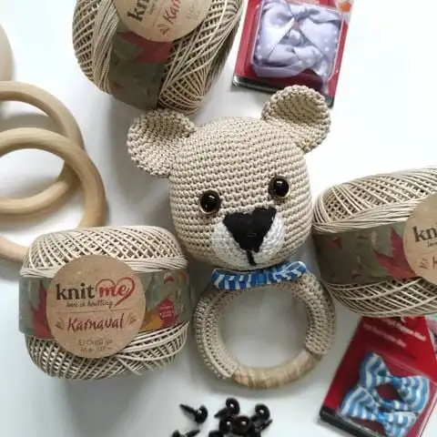 Супла Сумка Пряжа Leylak Knit Me Цвет нитки 90 Вязание крючком Мотки Ремесло Мулине