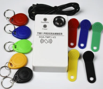 Дубликатор карт ТМ RFID портативный RW1990 TM1990 TM1990B ibutton DS-1990A I-Button 125 кГц EM4305 T5577 EM4100 TM |