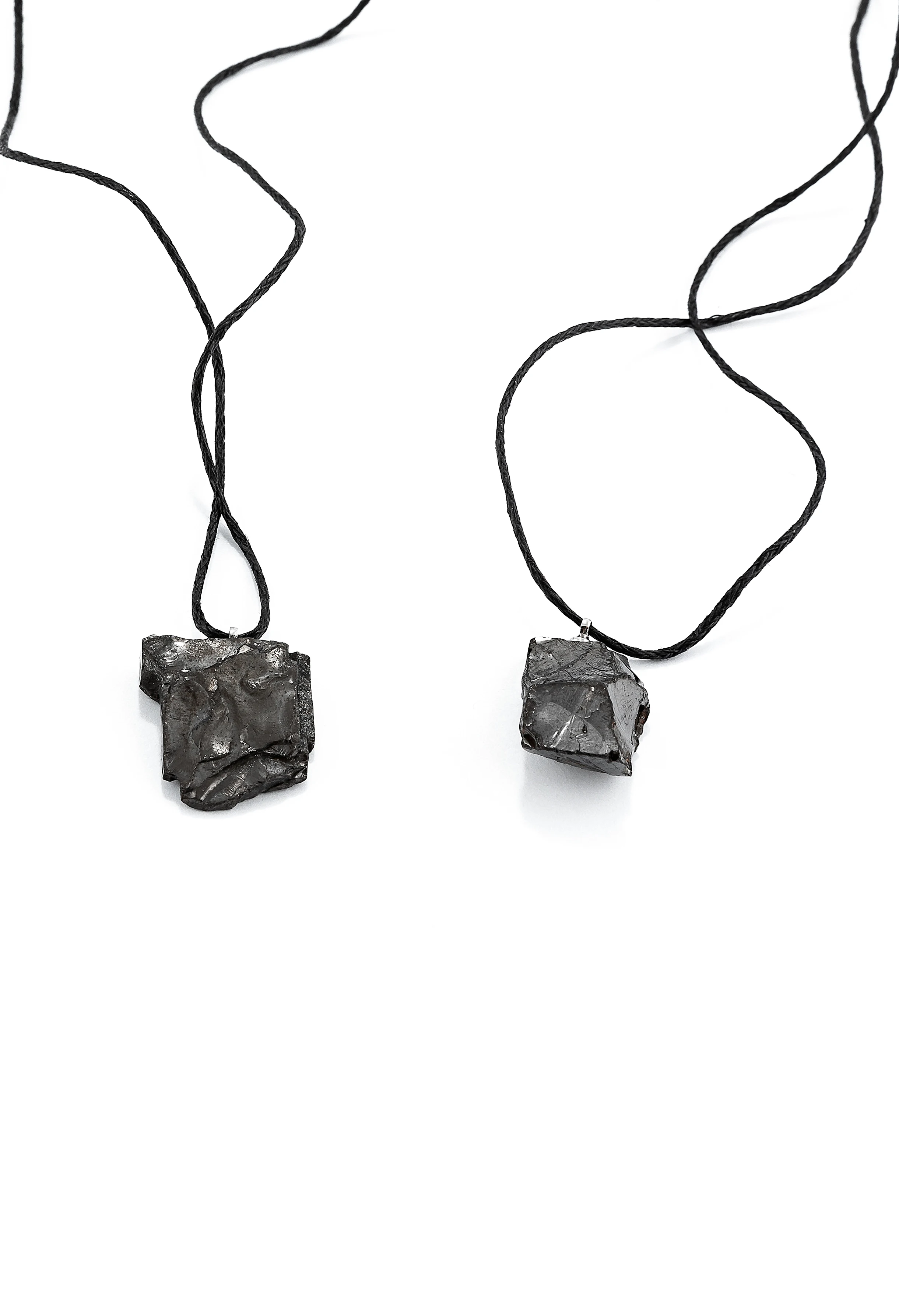 Ожерелье Подвеска Кулон из натурального карельского минерала Элитный шунгит