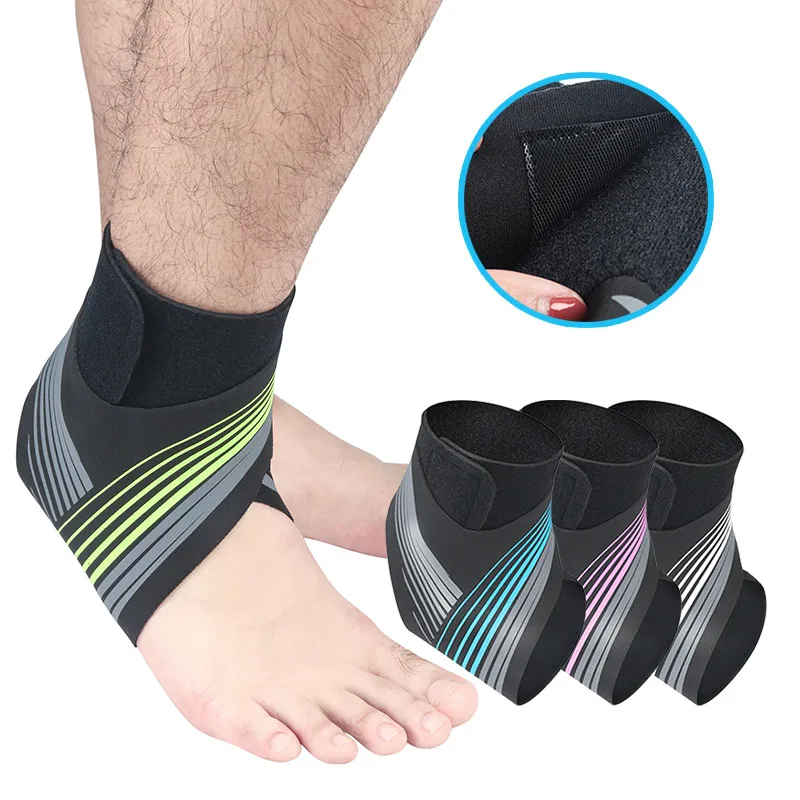

Sport Ankle Support Protector Football Basketball Ankle Brace Protective Tobillera Deportiva Elastic Bandage Ankle Fixing