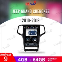 usnav 13 6 for jeep grand cherokee 2010 2019 tesla style screen android 9 0 gps navi car multimedia stereo head unit auto radio