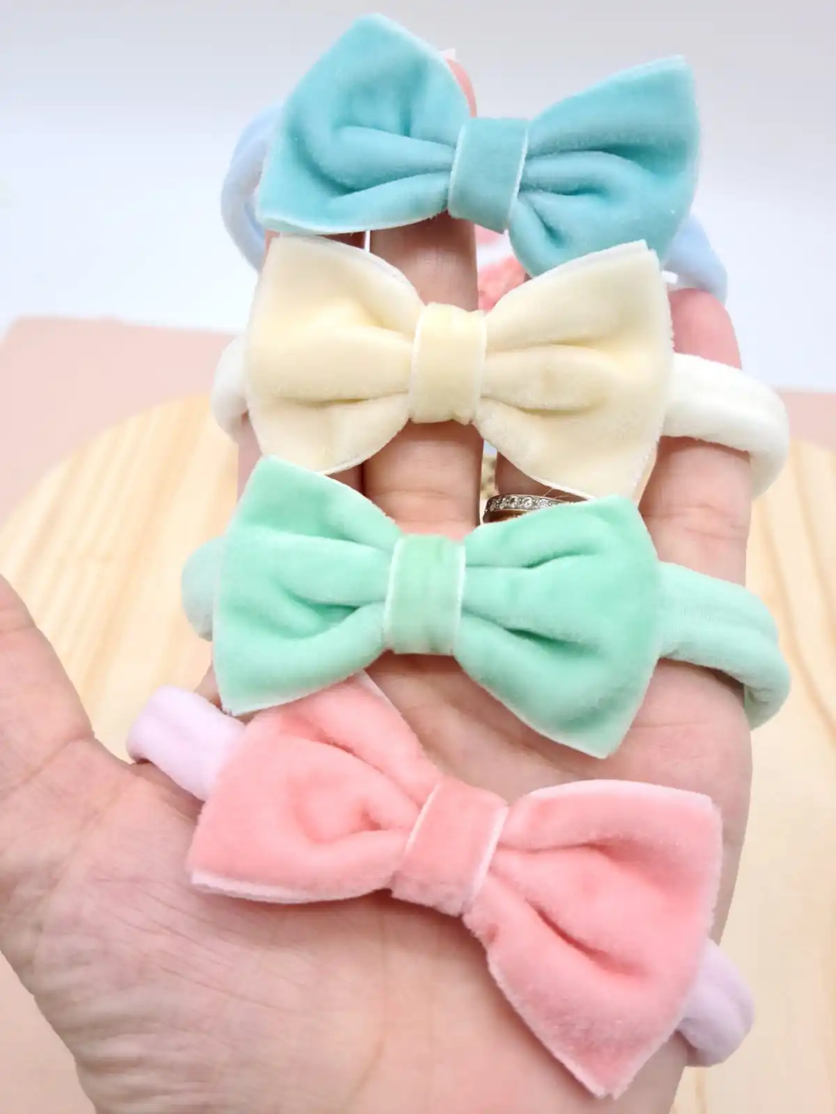 

Lac baby bow for RN velvet band kit luxury baby sock band and photos Newborn