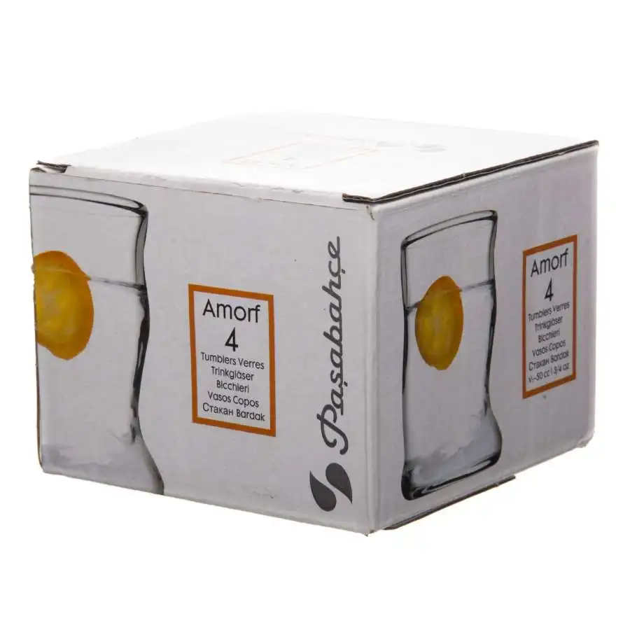 Стакан АМОРФ 50 мл 4 шт. | Дом и сад