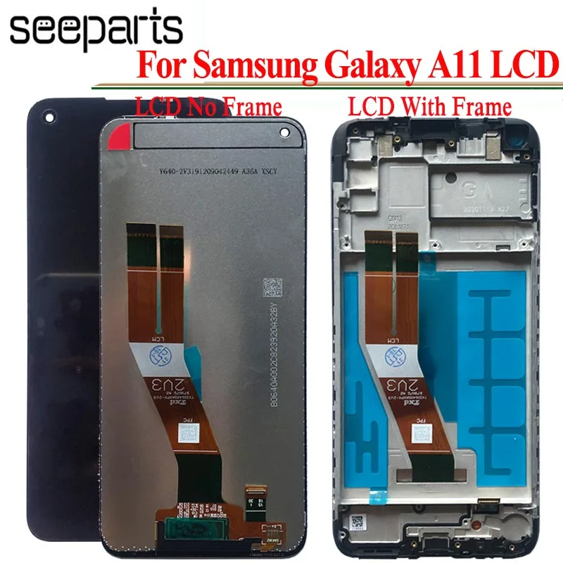 ЖК-дисплей с сенсорным экраном для Samsung Galaxy A11 дигитайзер в сборе A115 A115F A115F/DS