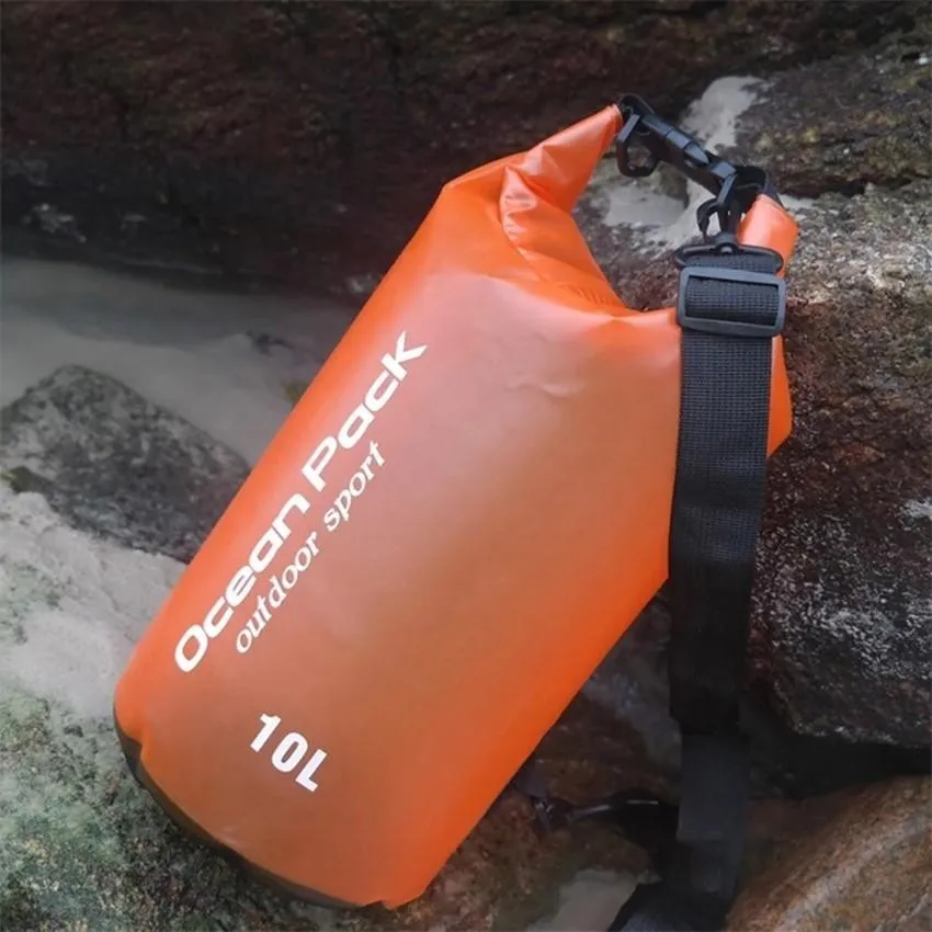 Водонепроницаемый мешок-рюкзак Ocean Pack Outdoor Sport 10 л | Спорт и развлечения