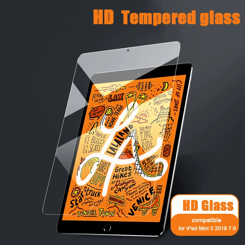 for iPad Mini 5 2019 Стекло для iPad Pro 11 и 12,9 защита экрана 9H закаленное стекло для iPad 10,2 7th Air 3 10,5 Mini 5 7,9 пленка для планшета - Цвет: for iPad Mini 5 2019