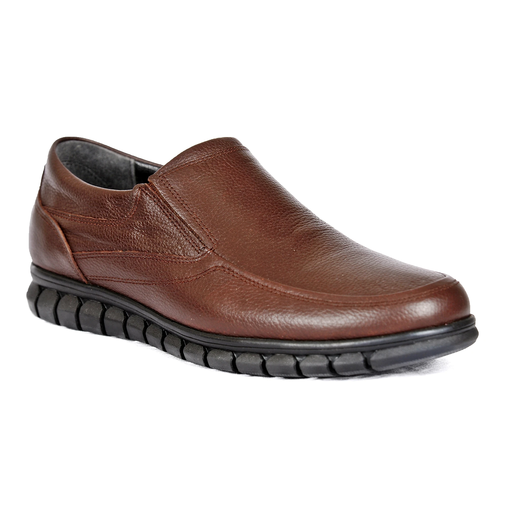 1982 Model Men s Winter Genuine Leather Shoes Dark Brown