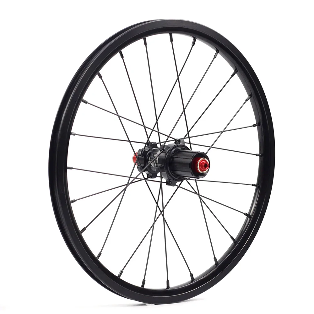 rear ecc only Silverock литые диски 1" 1 3/8" 349 в обод тормоза 24H 8-11s 74 мм 130 м для FNHON GUST складной велосипед городской Clincher велосипедные колеса - Color: rear ecc only