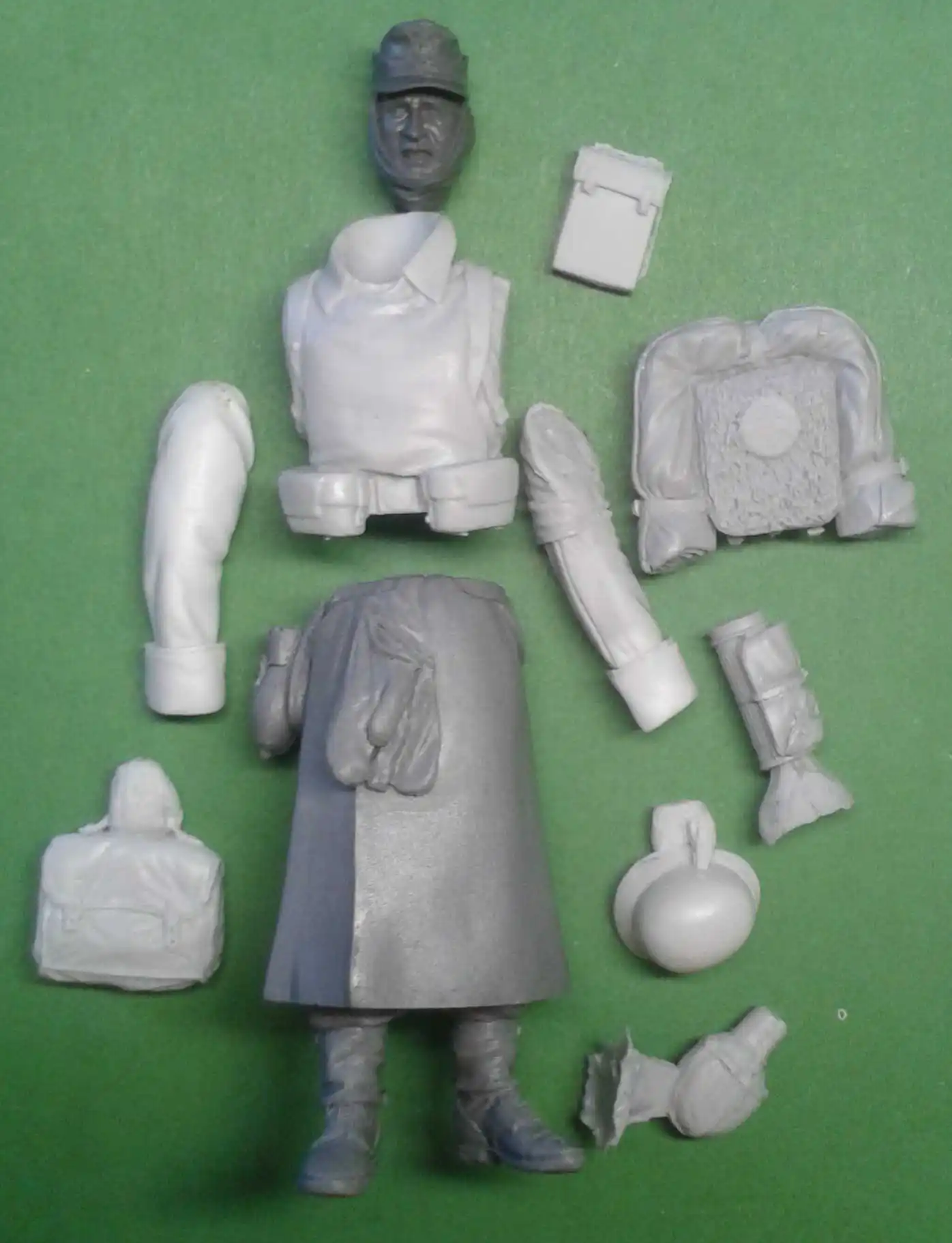 german figure medic scale 1:16 Resin kit 120 mm