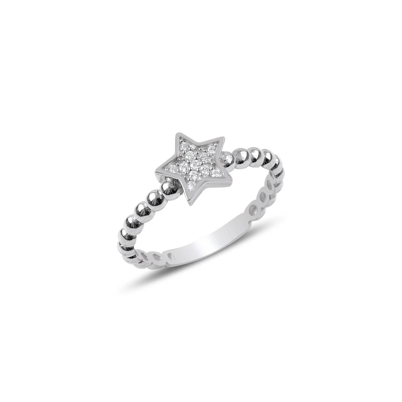 

Серебряное 925 пробы кольцо с цирконием