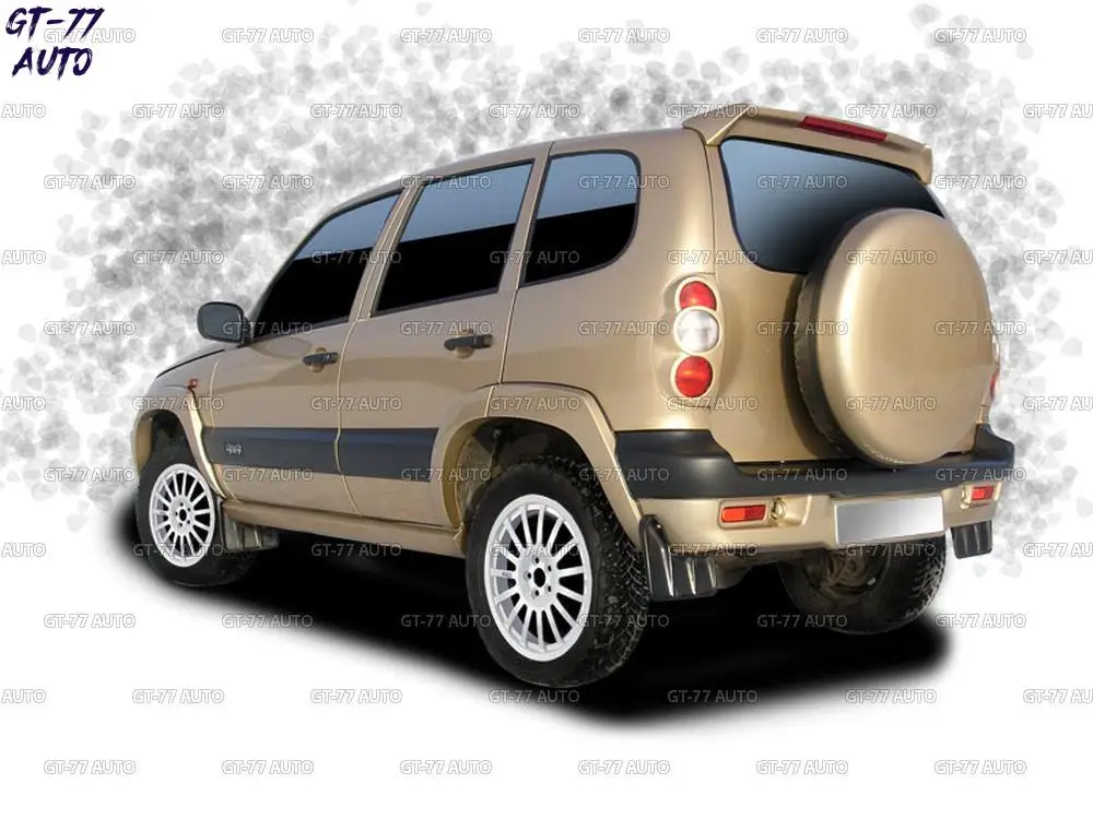 Накладки на колесные арки для Chevrolet Niva / Шевролет Нива 2002-2008 расширители крылья