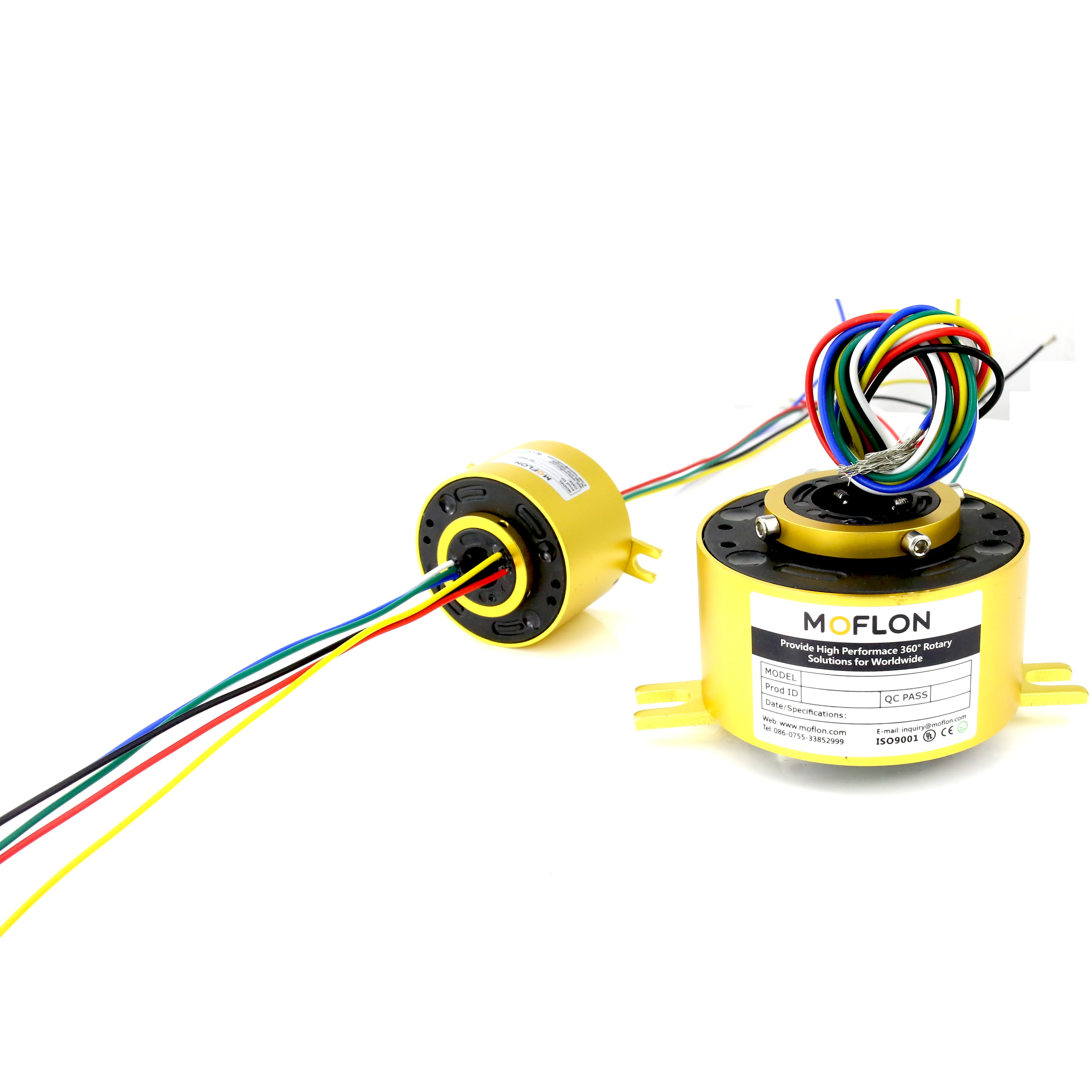 

12.7mm OD33mm 10 X 5A electric slip ring MT1233 slip rings suppliers 0~100rpm Life 10milion can be customized,swivel joints