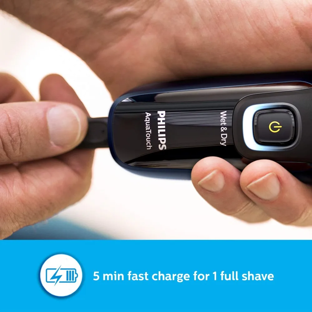Оригинальная Электробритва Philips S1223 бритва перезаряжаемый триммер для мойки