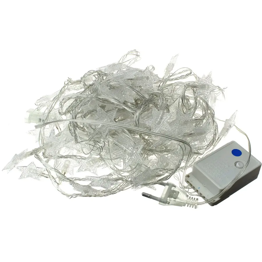 Гирлянда 100 свд 10 метров звезды синяя |