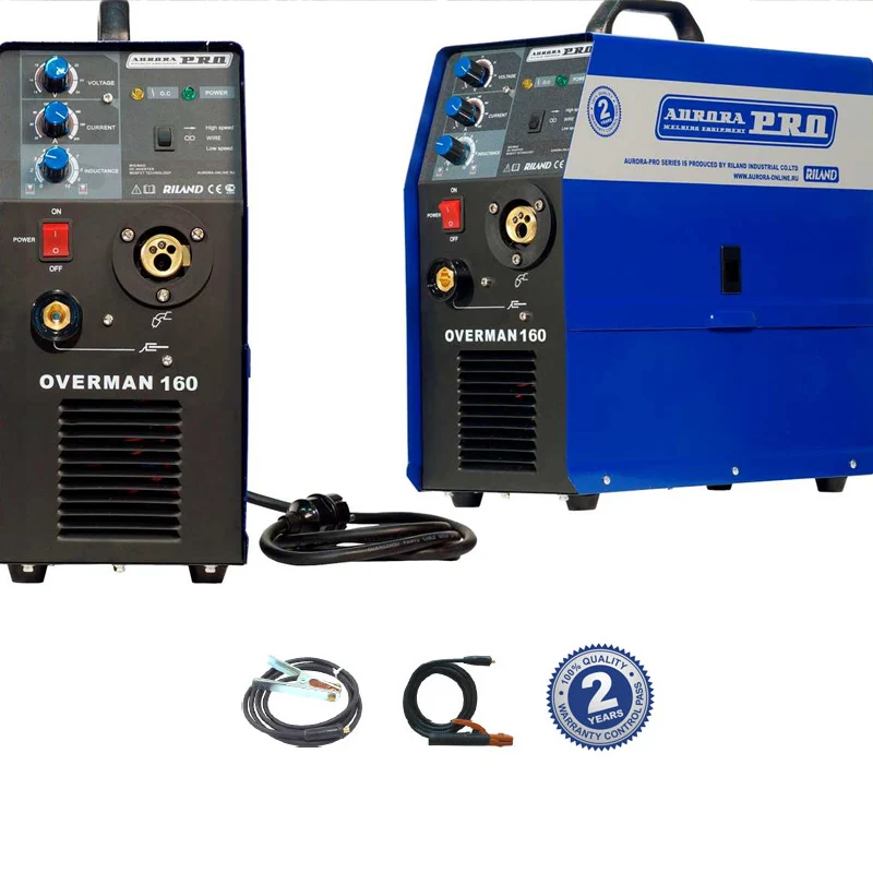 Inverter welding semi-automatic aurorapro Overman 160 powerful MiG MAG machine invertor Aurora Pro professional electrician tool for garage car