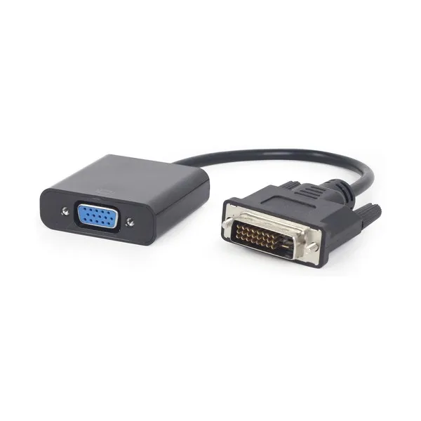 Адаптер DVI-VGA GEMBIRD A-DVID-VGAF-01 черный | Обустройство дома