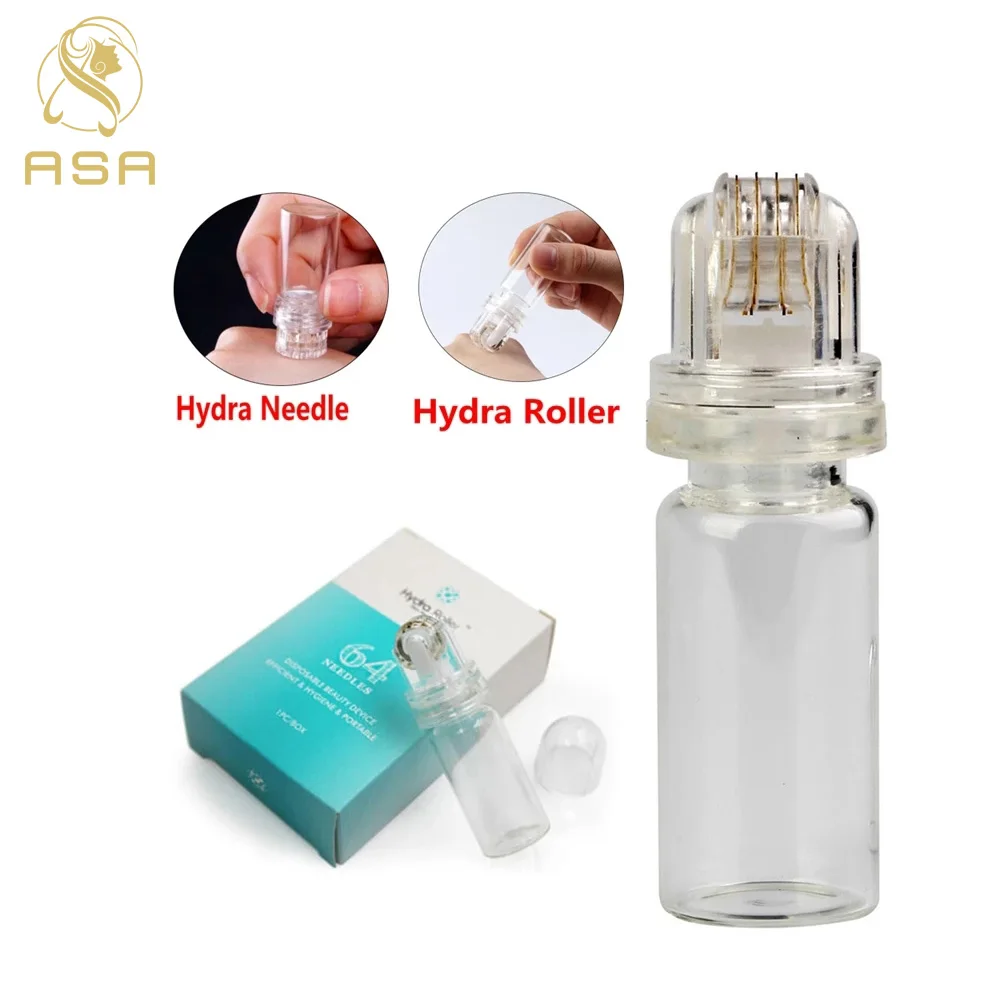

Derma Roller Stamp 20Pin 64Pin Titanium 05 mm 1mm Hydra Micro Needles for Hair Growth
