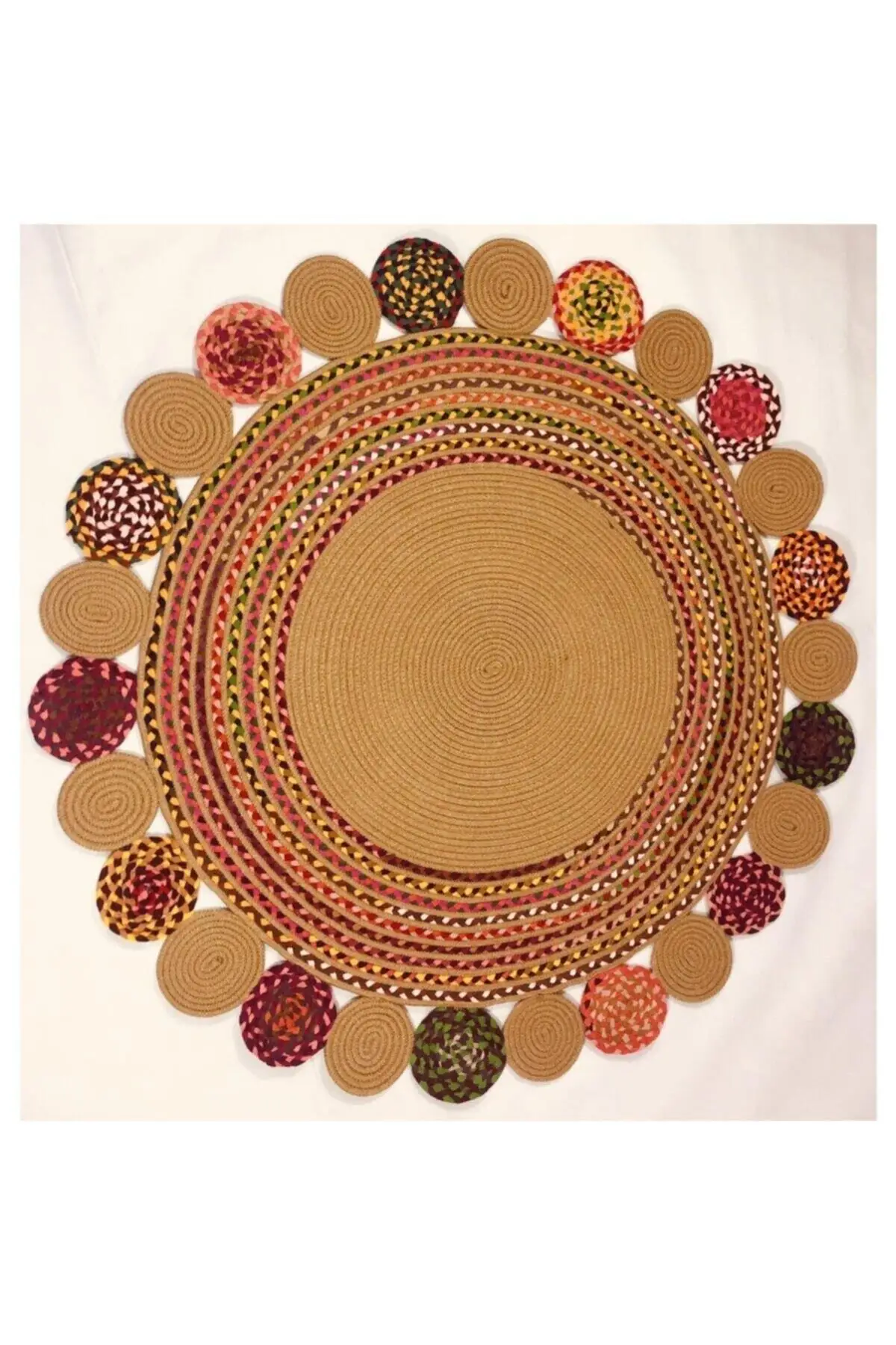 

Halmax Jute Hand-Knitted Rug 22 Round