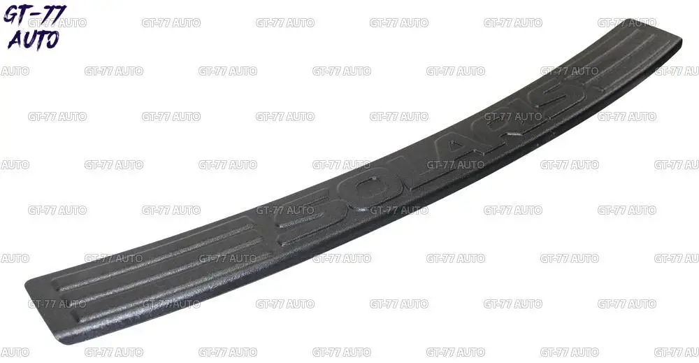 Накладка заднего бампера для Hyundai Solaris / Хендэ Солярис 2017-2019 АБС пластик защита на