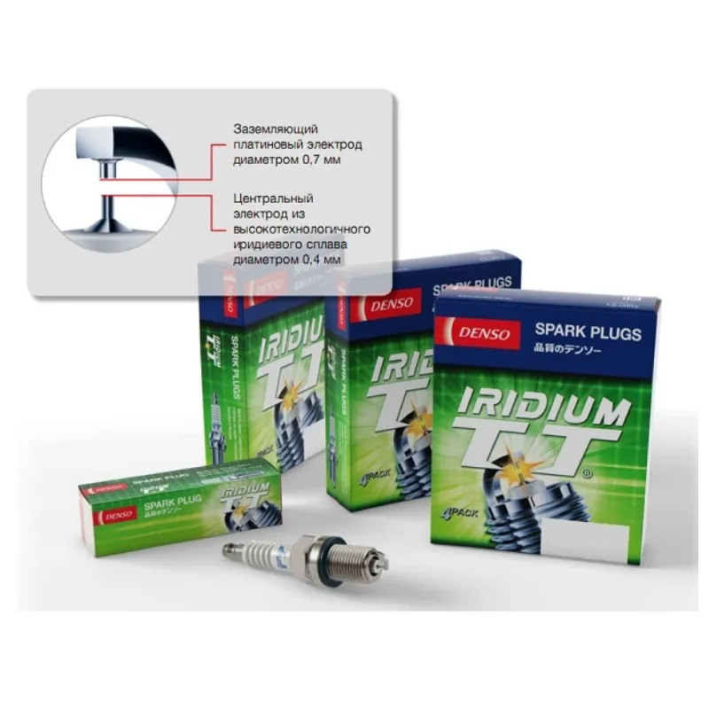 Свеча зажигания DENSO IK16TT 4701 / Iridium TT 4 свечи в упаковке |
