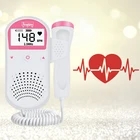 2,5 MHz цифровой эмбриональный допплер ЖК-дисплей Дисплей ультразвук младенца сердечный ритм детектор Портативный ручной Беременность фетальный монитор здоровья доплер для беременных допплер фетальный ультразвуковой ап