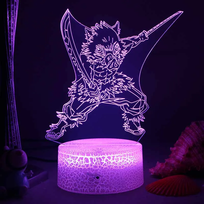 

Kimetsu no Yaiba Muichiro Tokito Led Night Light for Bedroom Decor Gift Anime Lights Anime 3d Lamp Muichiro Tokito Demon Slayer