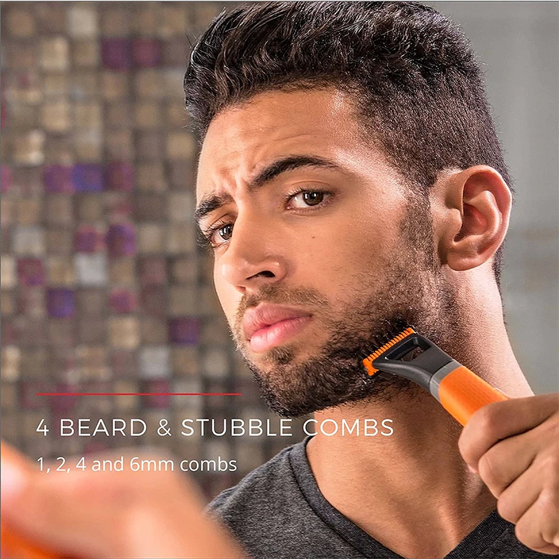 Original REMINGTON MB050 Durablade Hybrid Trimmer and Electric Shaver with 4 Lengths USB Rechargeable Washable Wet Dry Precision | Бытовая