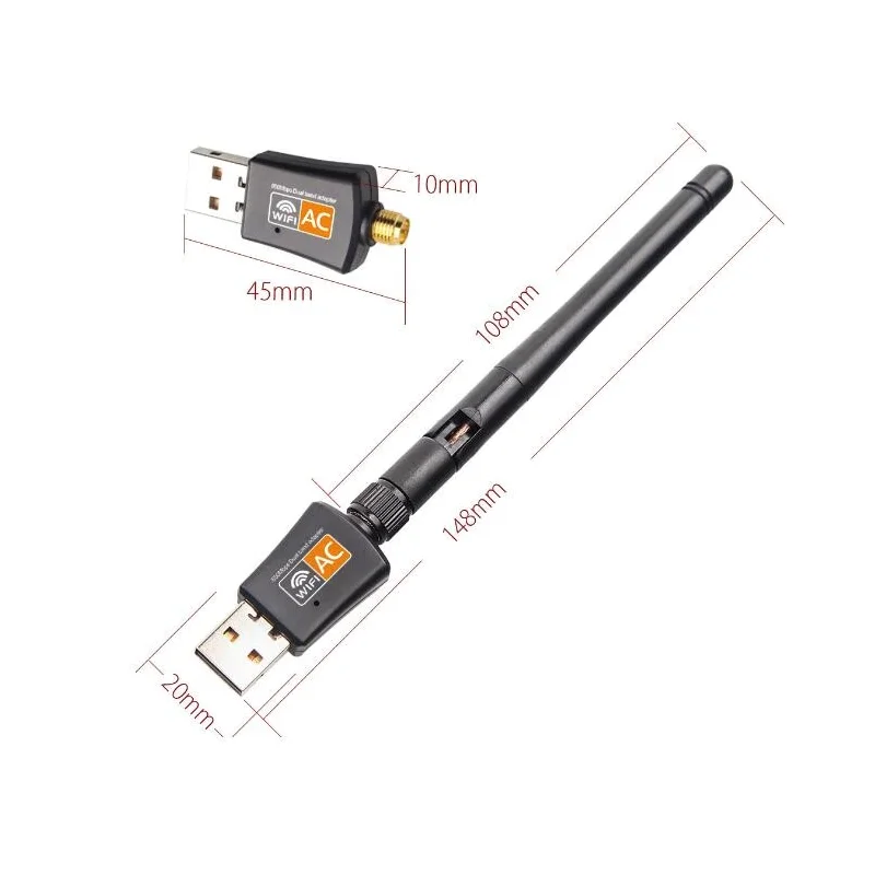 USB Wi-Fi адаптер 5Ггц чип Realtek 8811CU 802.11ac (b g n) | Компьютеры и офис