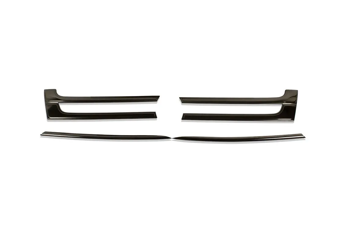

VW T5 Caravelle Front Grille 4 Prç. P. Steel (Black Chrome) 2010-2014