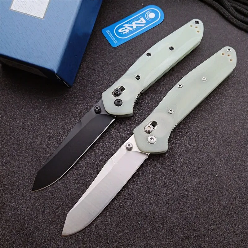 

Fast Shipping BM 940 G10 Handle Folding Knife Mark S30v Steel Blade Outoor EDC Knife Self Defense Tactical Rescue Hunting Knives