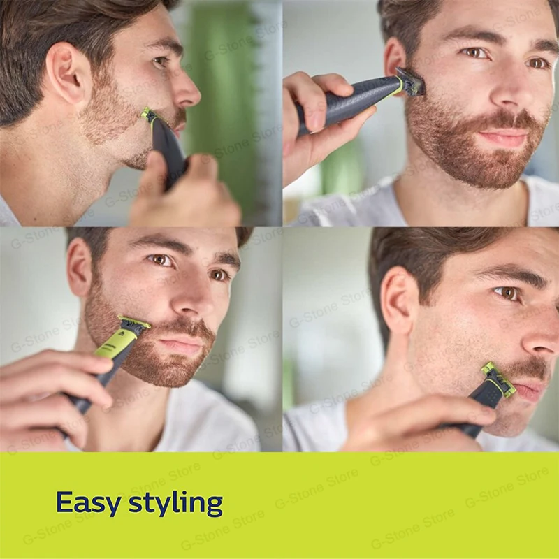 ORIGINAL Philips OneBlade QP2510 Электробритва Перезаряжаемая водонепроницаемая моющаяся